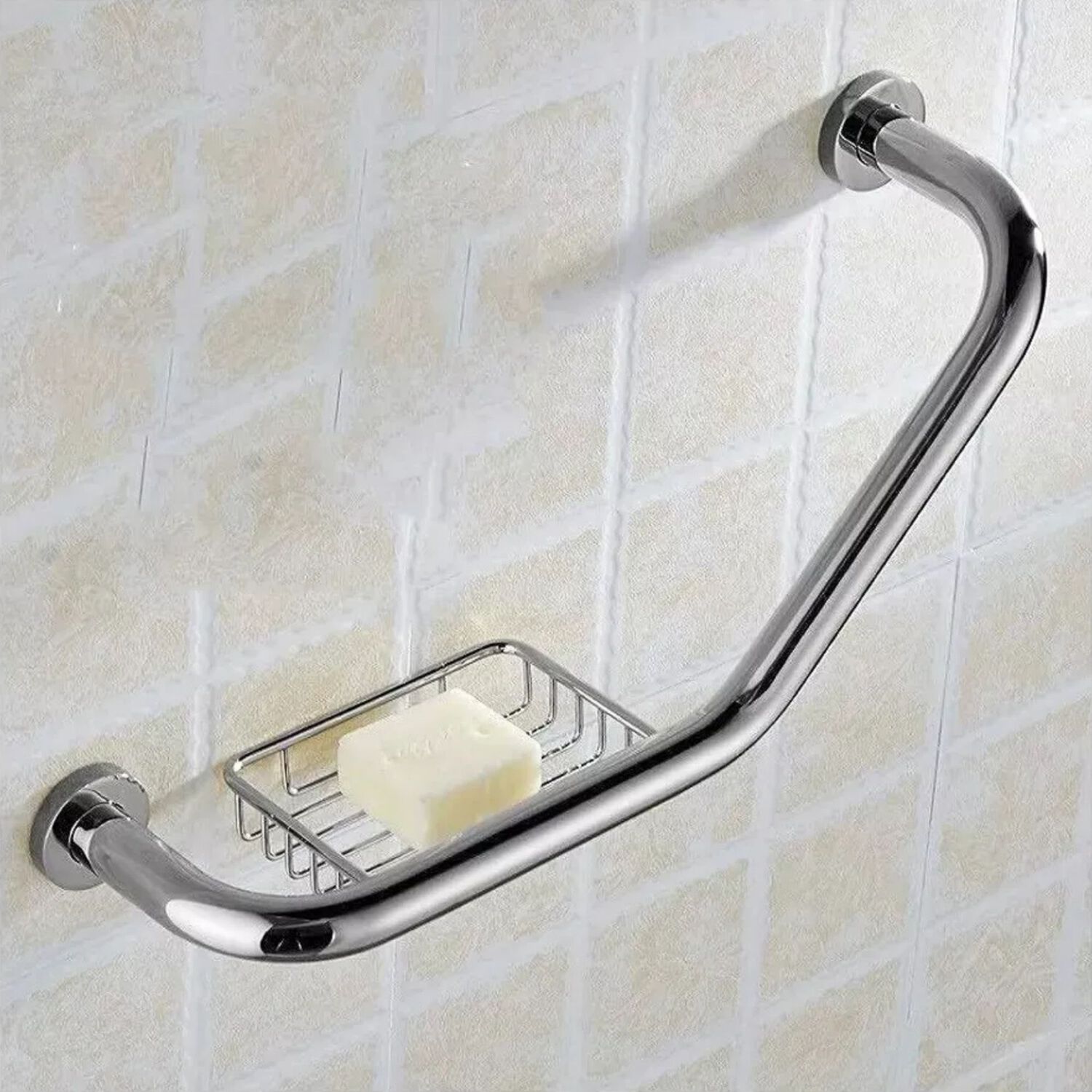 Agarradera Seguridad Manilla Ba&ntilde;o 135 Cm Plateado image number 4.0