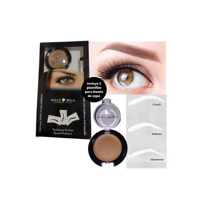 Pigmento De Cejas En Crema Alta Cobertura Kit Dolce Bella