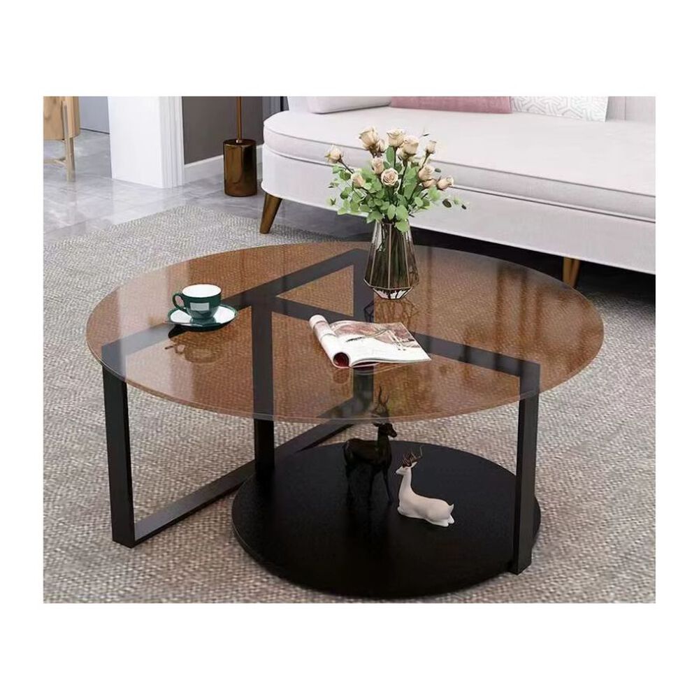 Mesa De Centro Minimalista De Vidrio image number 1.0