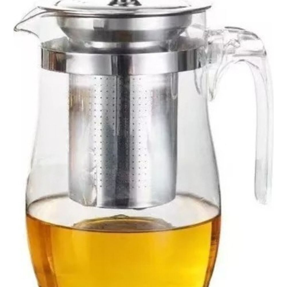 Tetera Vidrio Acero Inox 750ml Infusor Ideal Té image number 5.0