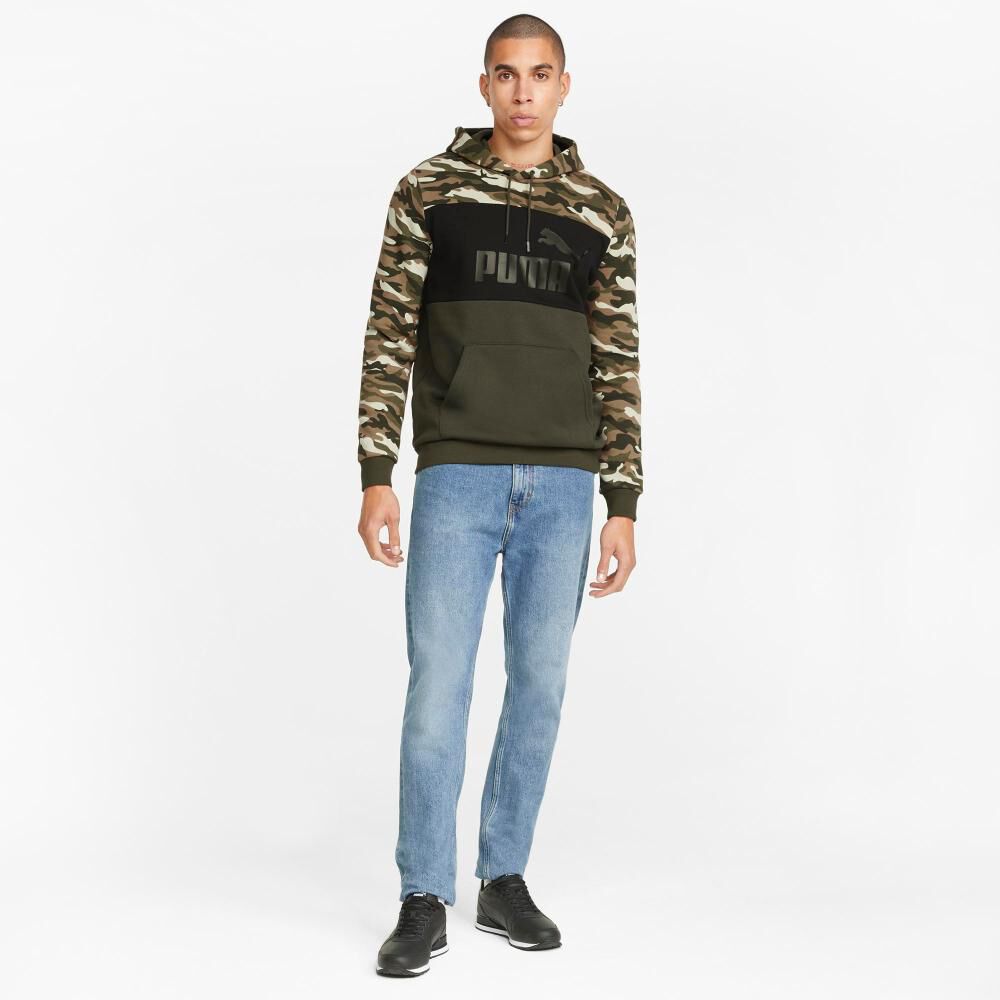 Polerón Con Capucha Hombre Camuflaje Puma image number 1.0