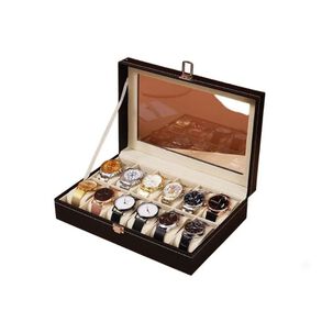 Caja Organizador De Relojes 12 Espacios Estuche Exhibidor