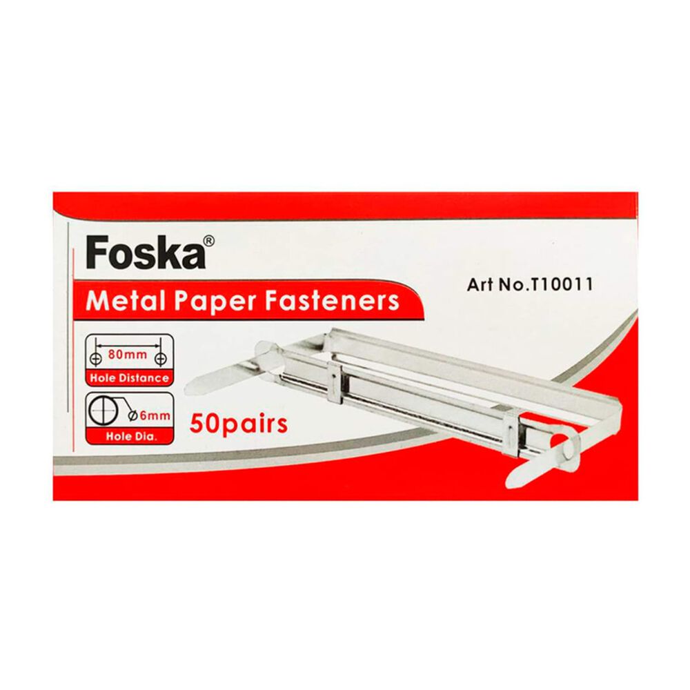 Accoclips Met&aacute;licos 50 Und T10011 Foska image number 1.0