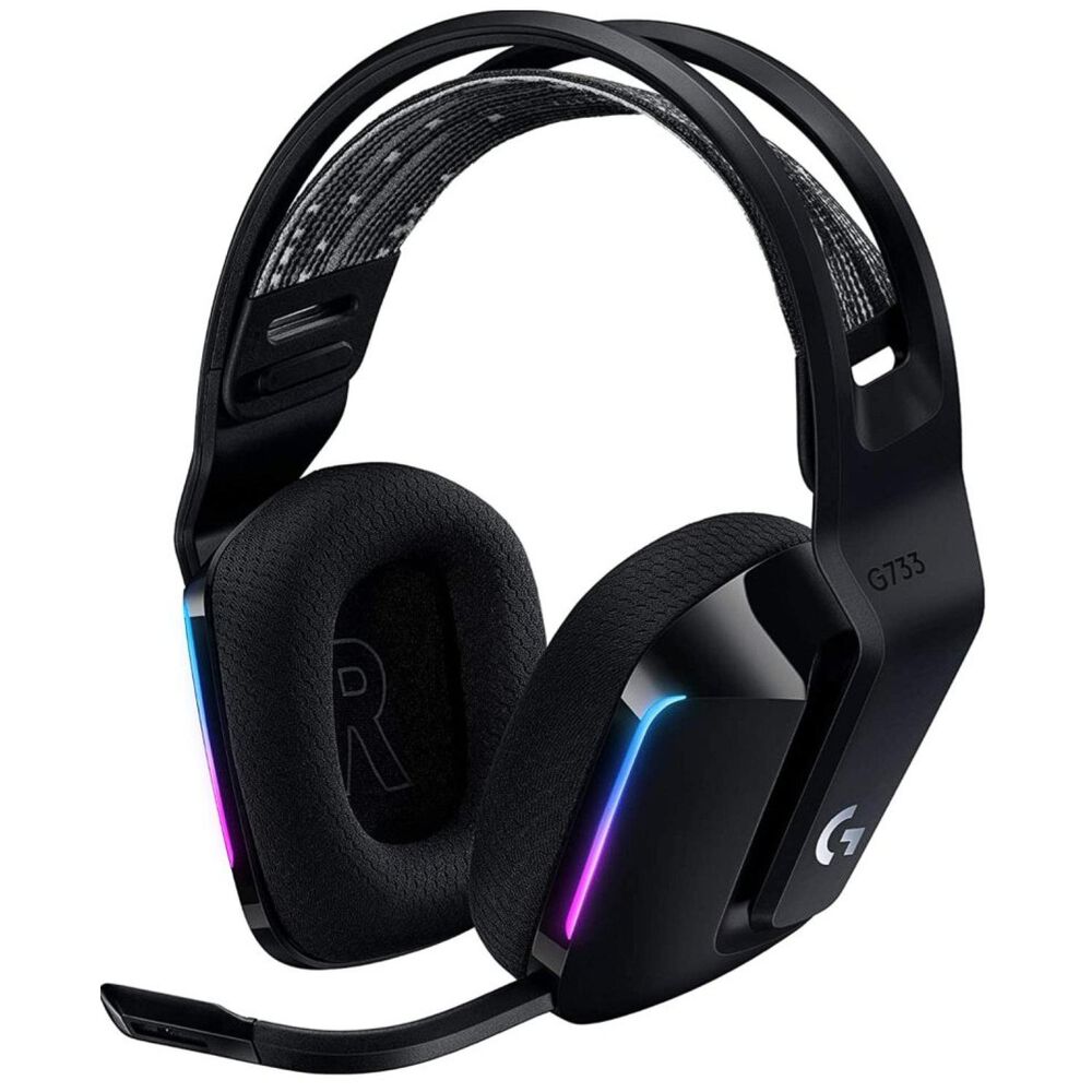 Audifono Gamer Inalambrico Rgb Lightspeed Negro G733 image number 0.0