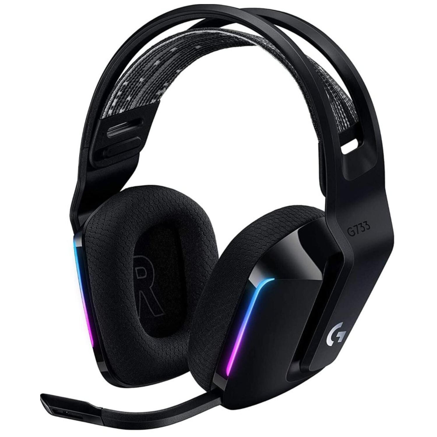 Audifono Gamer Inalambrico Rgb Lightspeed Negro G733 image number 0.0