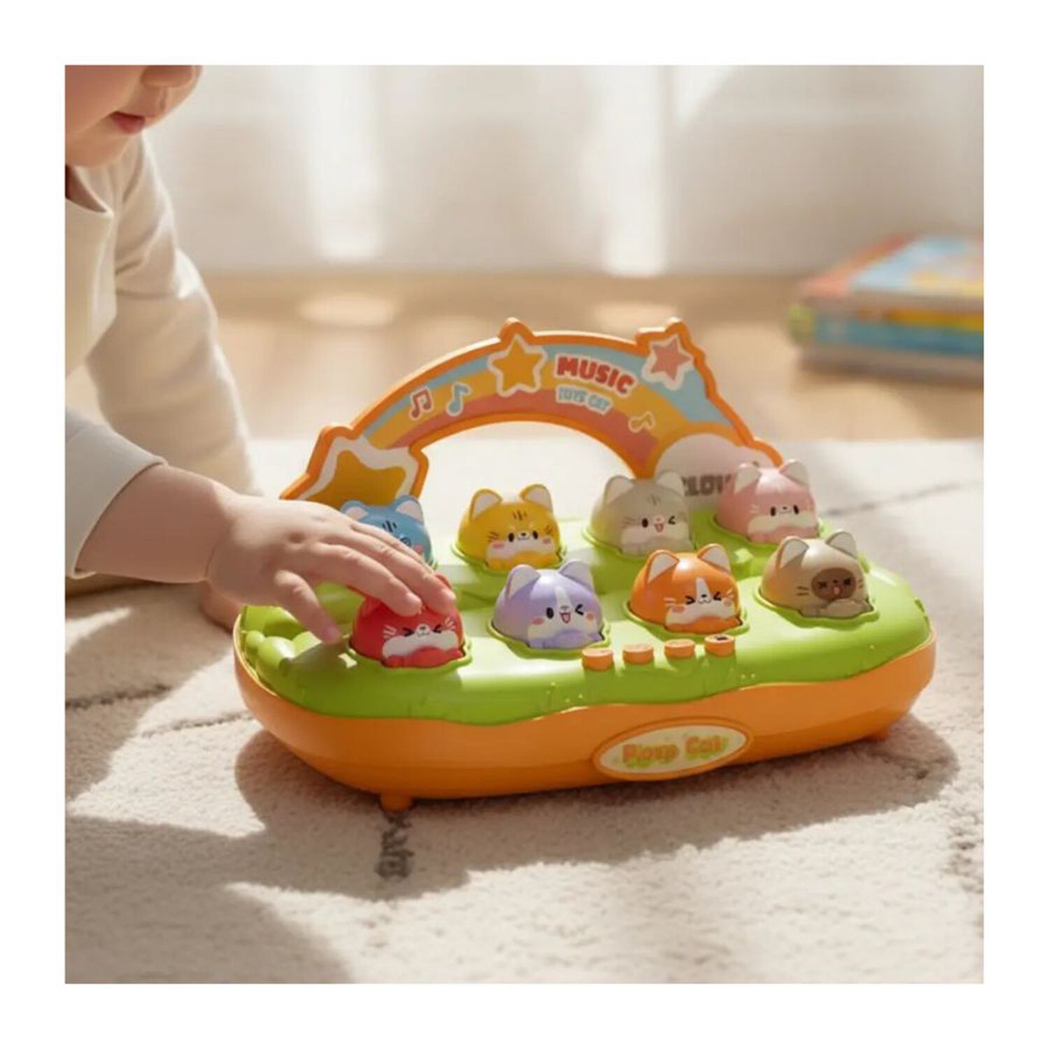 Juego Educativo Piano Gatitos Musical Luces Y Sonidos Ni&ntilde;os image number 2.0