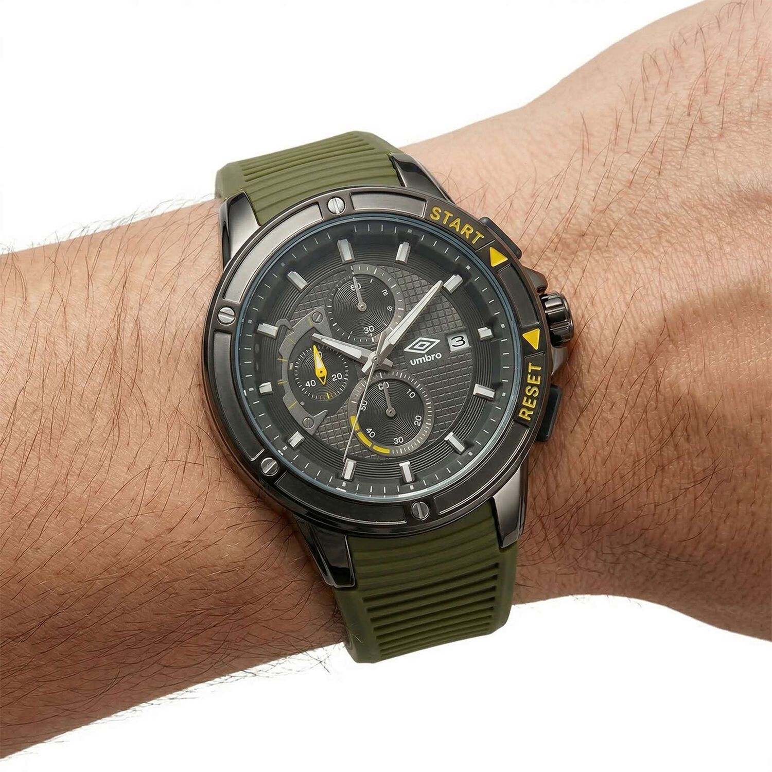 Reloj An&aacute;logo Hombre Umbro Plus Verde Umbp-1500-88 image number 2.0