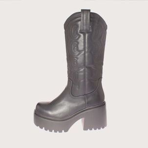 Bota Terraplen Negro Via Franca Art. 5xzn584anegro