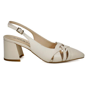 Zapato Cuero Babette Beige