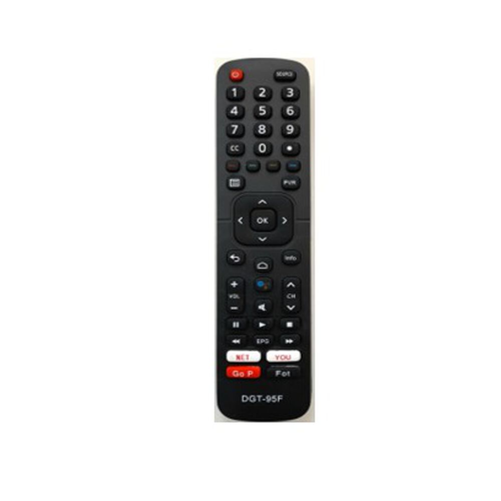 Control Remoto Para Smart Tv Android Hisense + Pilas Dgt-95f image number 0.0