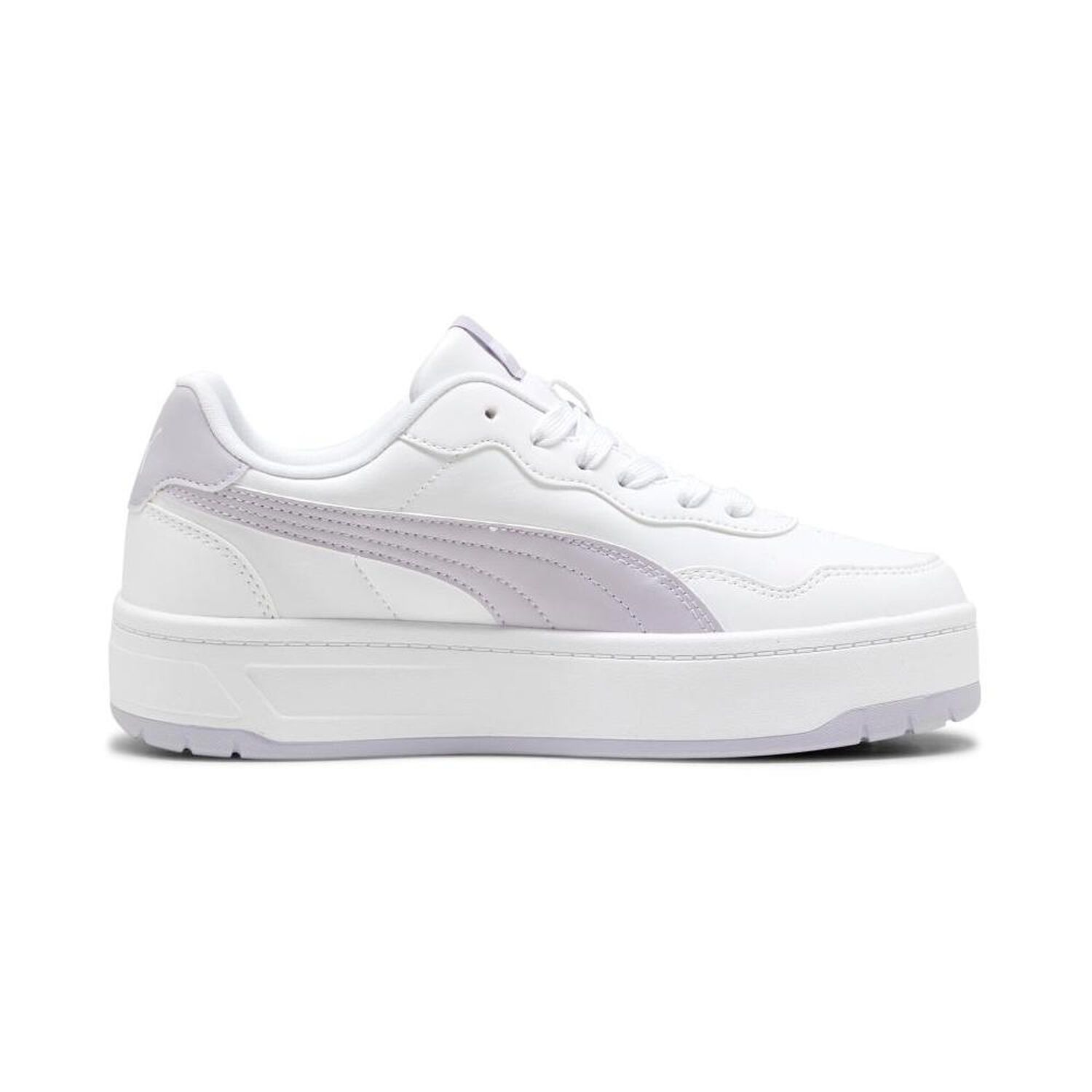 Zapatilla Puma Court Classic Mujer Blanco image number 2.0