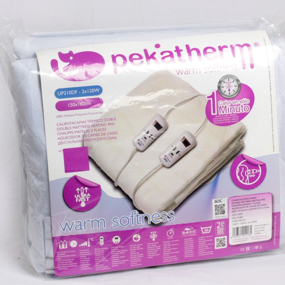 Calientacamas 2 Plazas Poli&eacute;ster De Altas Prestaciones image number 2.0