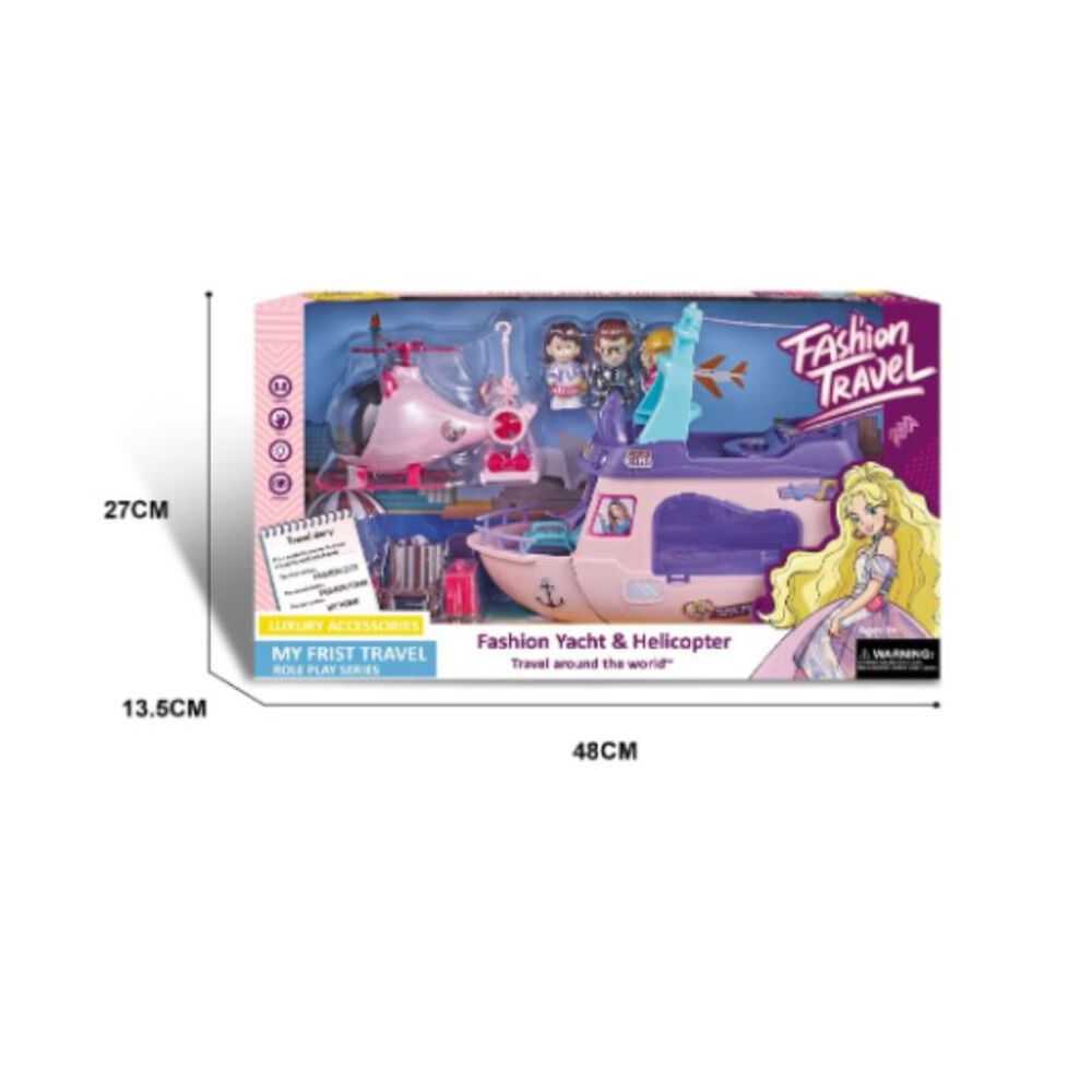 Set Muñecas Crucero Yate Boutique Travel Fashion Infantil image number 1.0