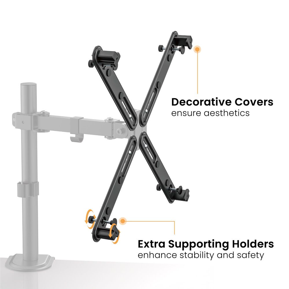 Adaptador Para Monitores Sin Vesa 17"~32" 10kg Brasforma Sbrma11 image number 7.0