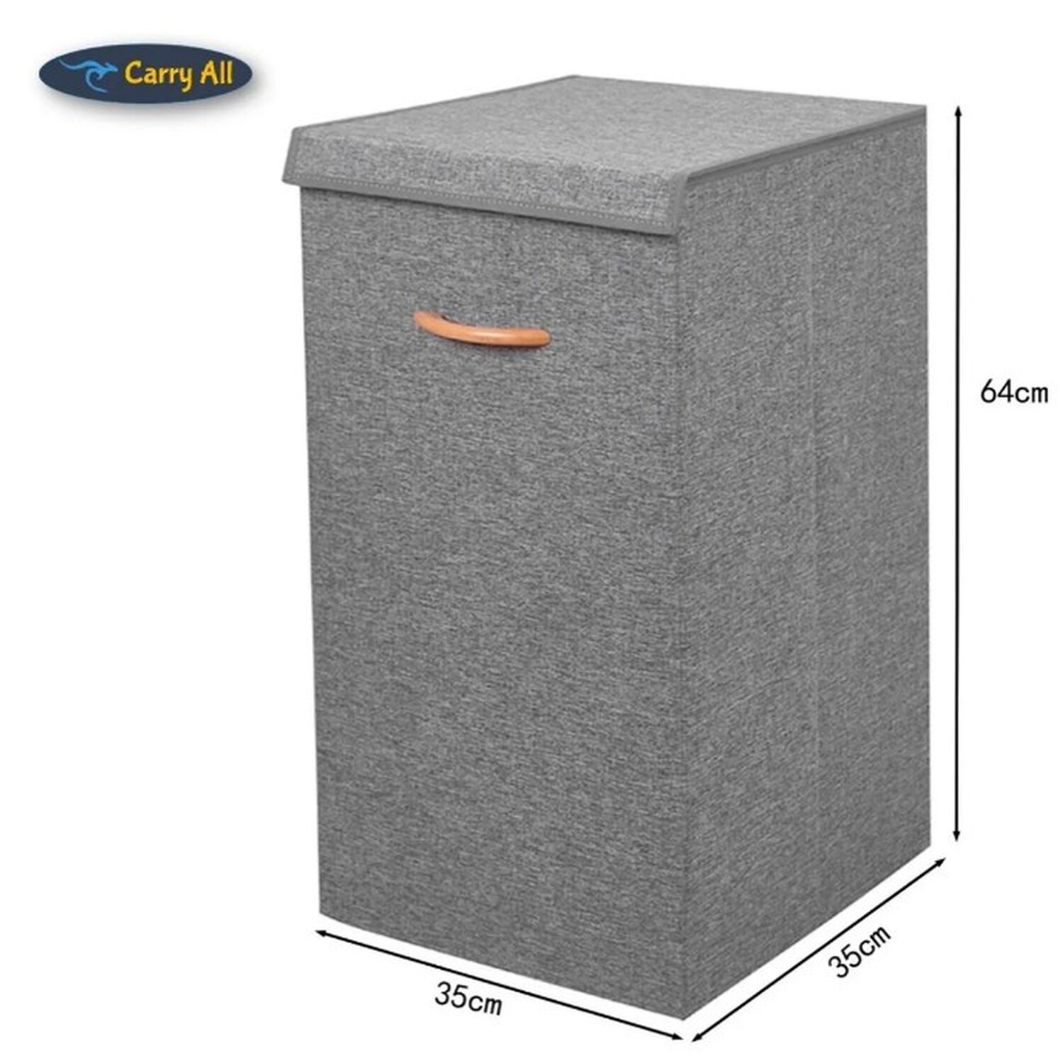 Caja Organizadora Canasto Ropa 78 Litros Plegable Tela Cesta image number 2.0
