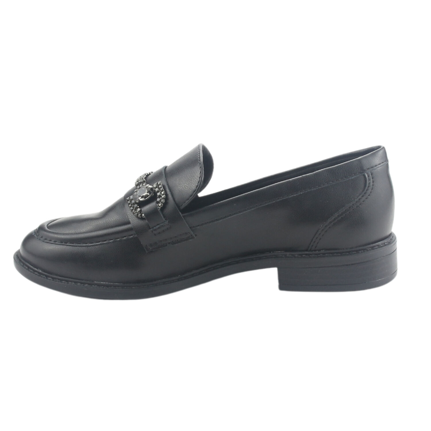 Mocasin Via Marte Mujer 077-004-01 Negro Casual image number 1.0