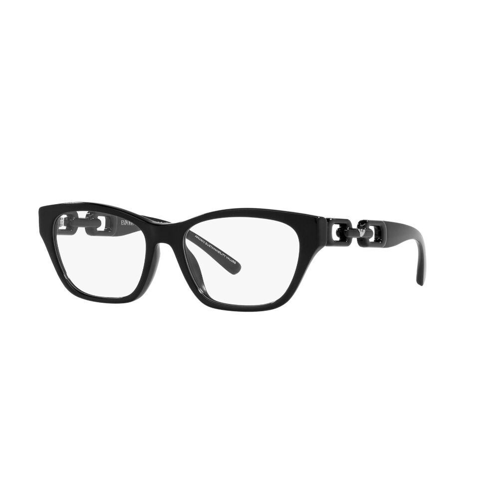 Lentes Ópticos Shiny Black Emporio Armani image number 1.0