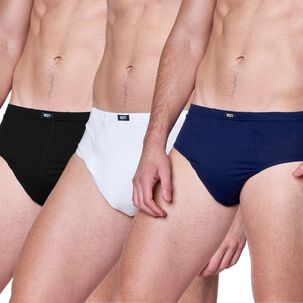 Pack3 Slip Algod&oacute;n Hombre 5422