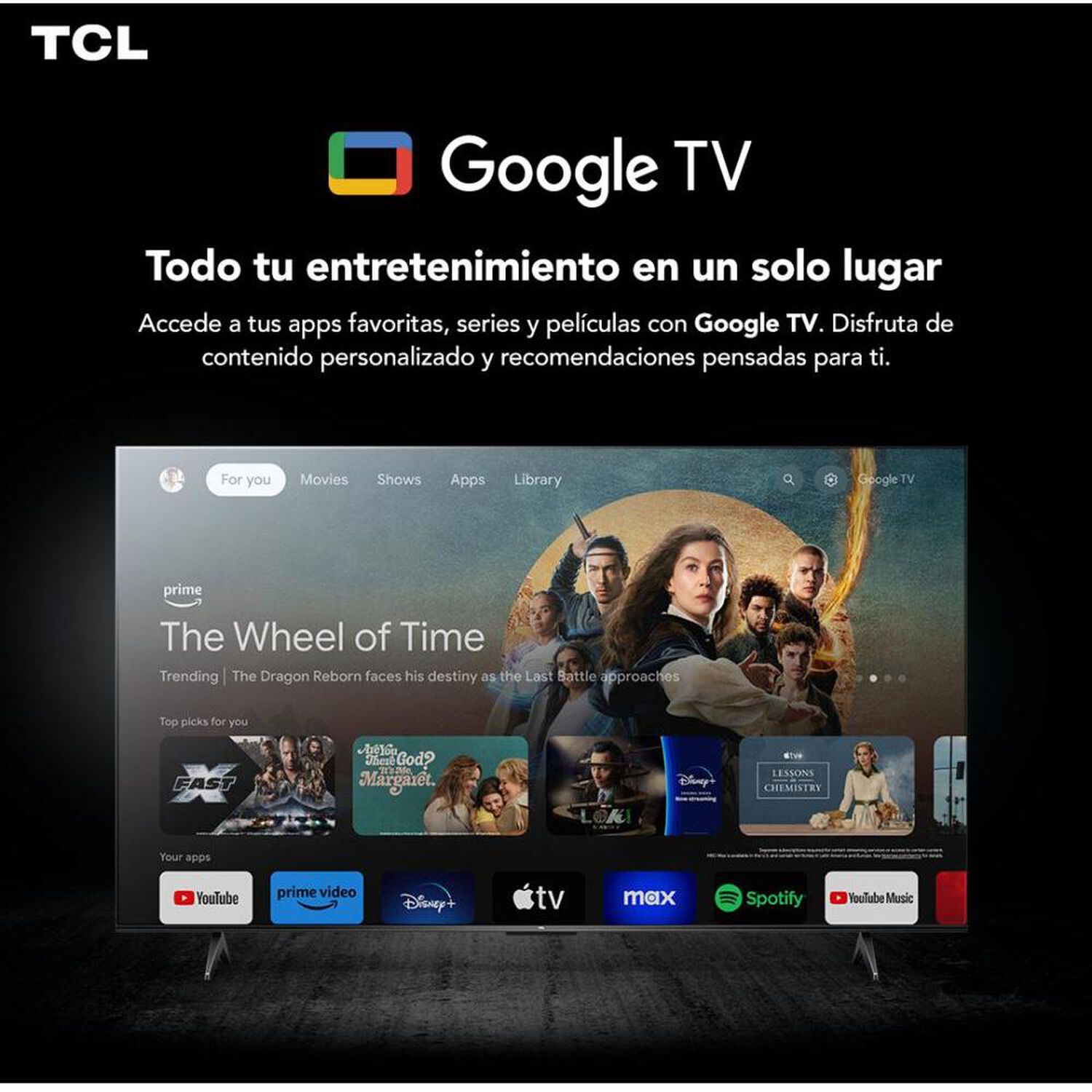Qled 75" TCL 75T6C / Ultra HD 4K / Smart TV image number 4.0