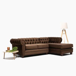 Sof&aacute; Seccional Barra Design Chesterfield / 4 Cuerpos