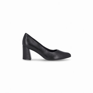 Zapato Mujer Negro/snake Luiza 442 Piccadilly