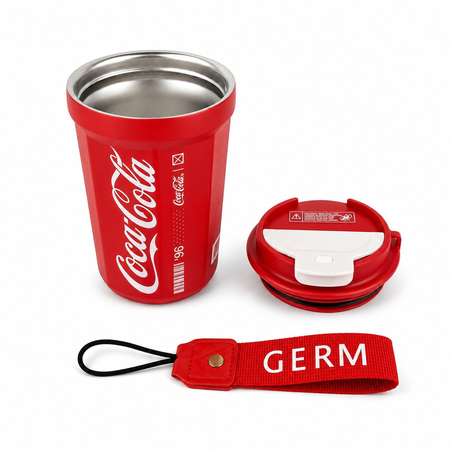 Vaso Termico Mug Germ Coca-cola Acero Inoxidable 390ml Red image number 3.0