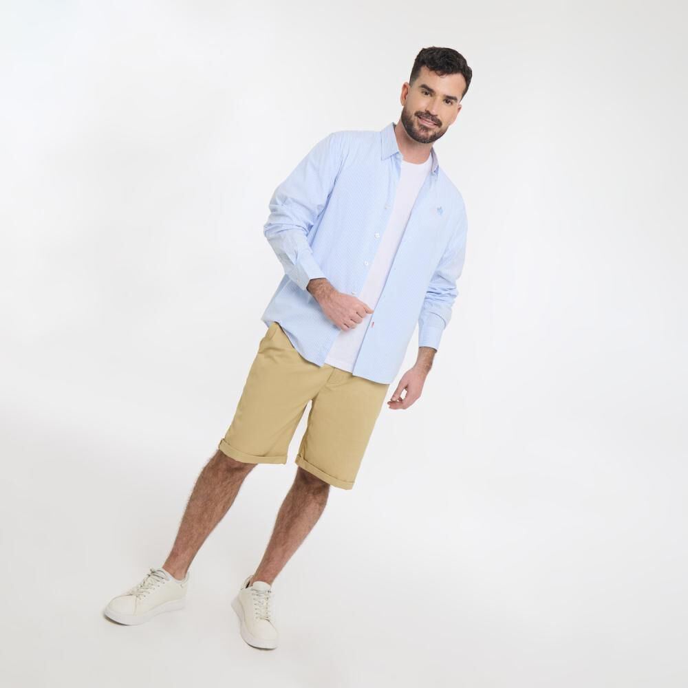 Bermuda Liso Tiro Medio Regular Hombre The King's Polo Club image number 1.0