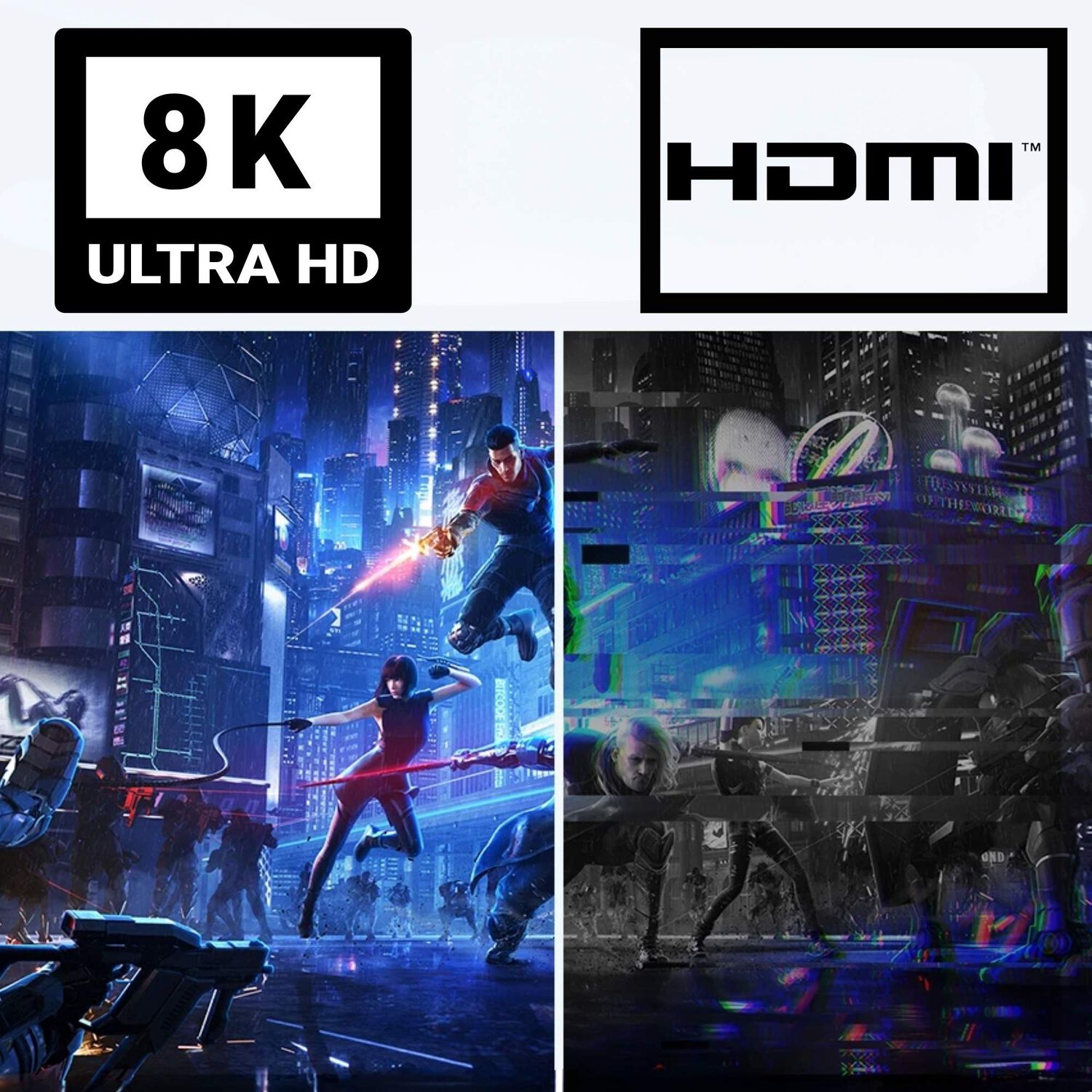 Cable Hdmi Profesional V 2.1 Para 8k / 48 Gbps / 2 Metros image number 5.0