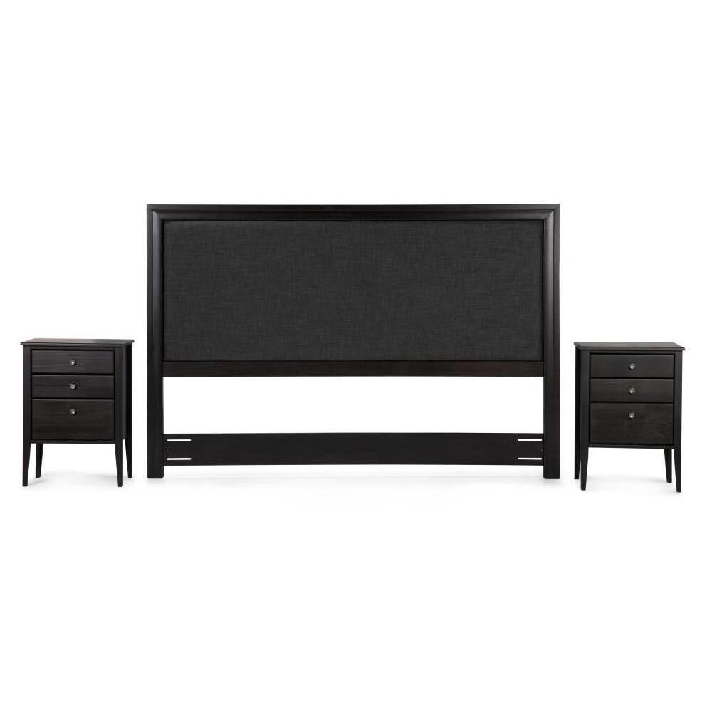Cama Europea Rosen Tempo / 2 Plazas / Base Dividida + Set De Maderas Nolita Grafito image number 6.0