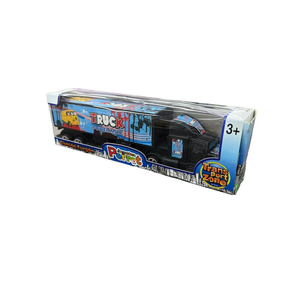 Juguete Camion Trailer Furgon Friccion image number 4.0