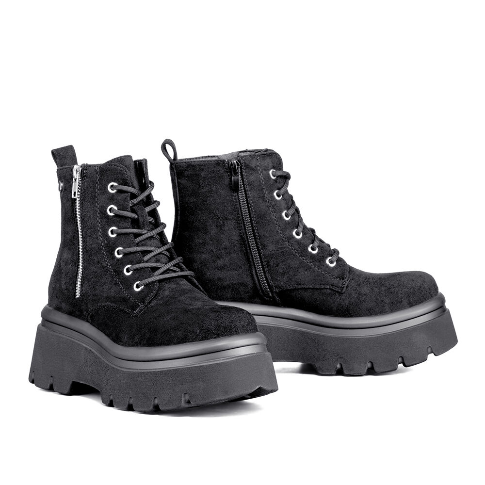 Botin Casual Mujer Eco Cuero Plataforma Weide Dh87 image number 5.0