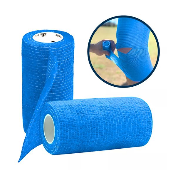 Venda Koban 10cm X 250cm Azul Para Primeros Auxilios