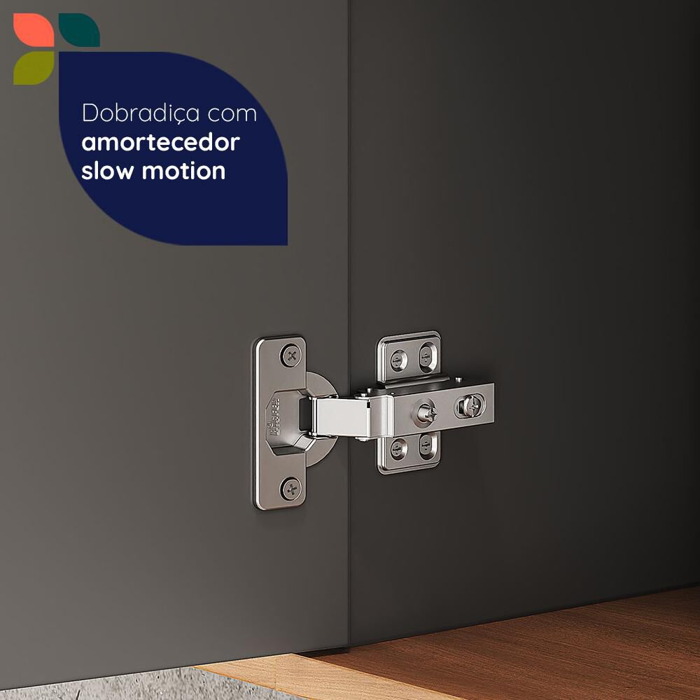 Mueble De Cocina Roca Base De Cocina Casta&ntilde;a Modular / 2 Puertas / 3 Cajones image number 4.0