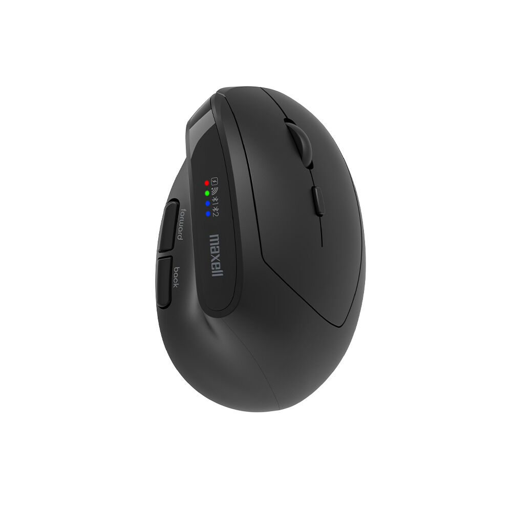 Mouse Vertical Bluetooth Ergon&oacute;mico Maxell 2400 Dpi Inal&aacute;mbrico Negro image number 2.0