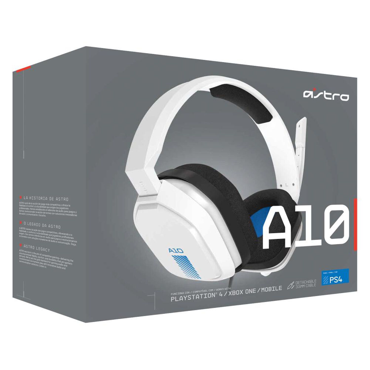 Aud&iacute;fonos Gamer Logitech A10 PS4 image number 3.0