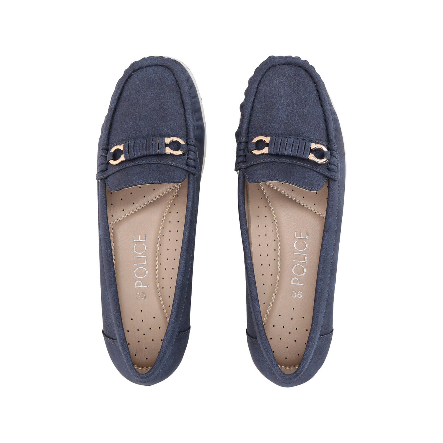 Mocas&iacute;n Mujer Azul Lali Police image number 1.0