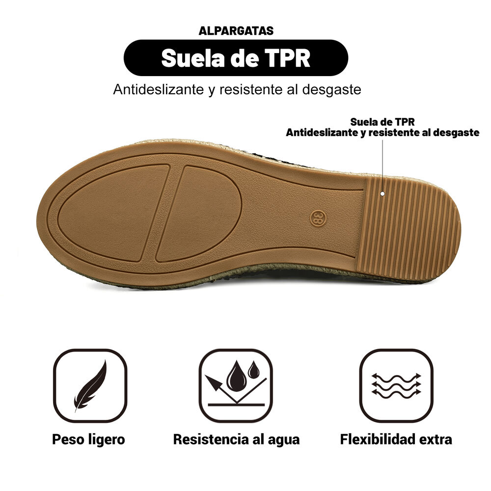 Alpargata Casual Plana Transpirable Mujer Weide Qiu389 image number 9.0