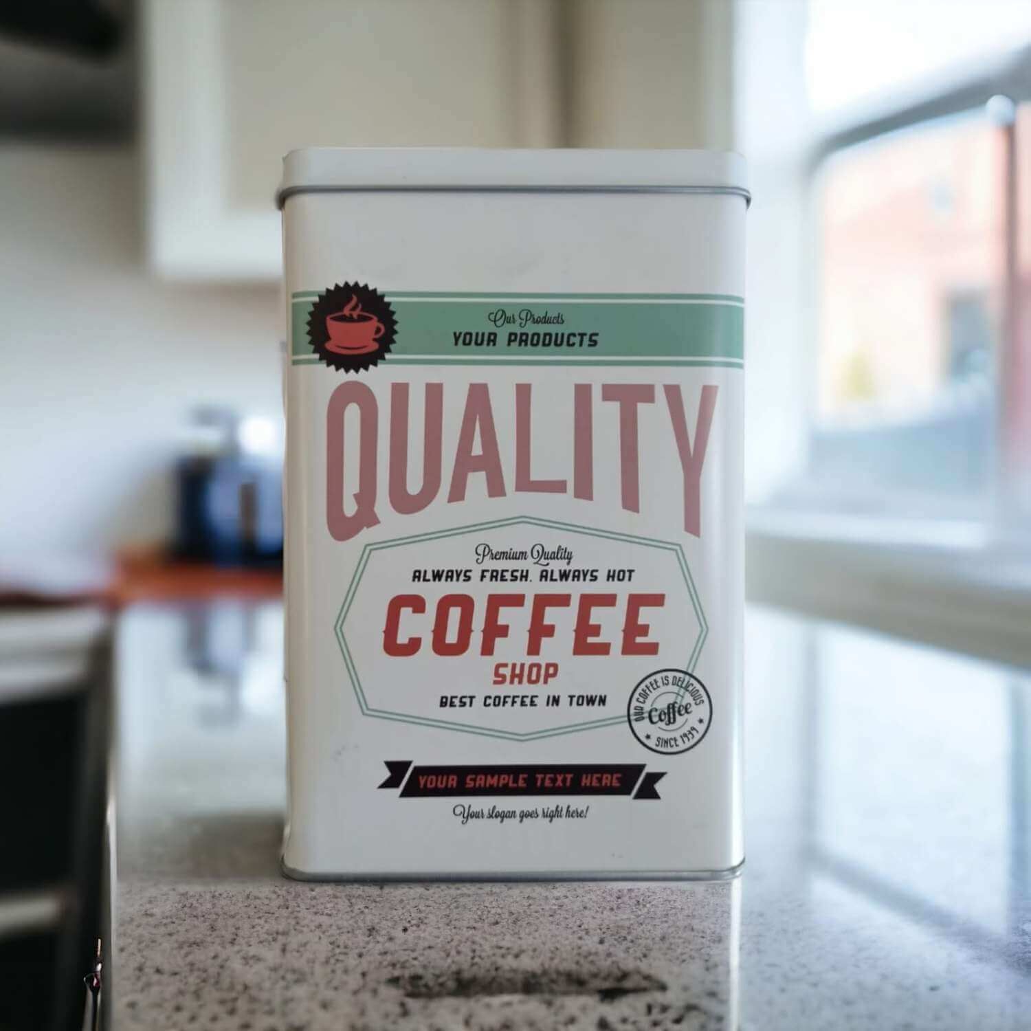 C&aacute;nister Metal Coffe Quality image number 1.0