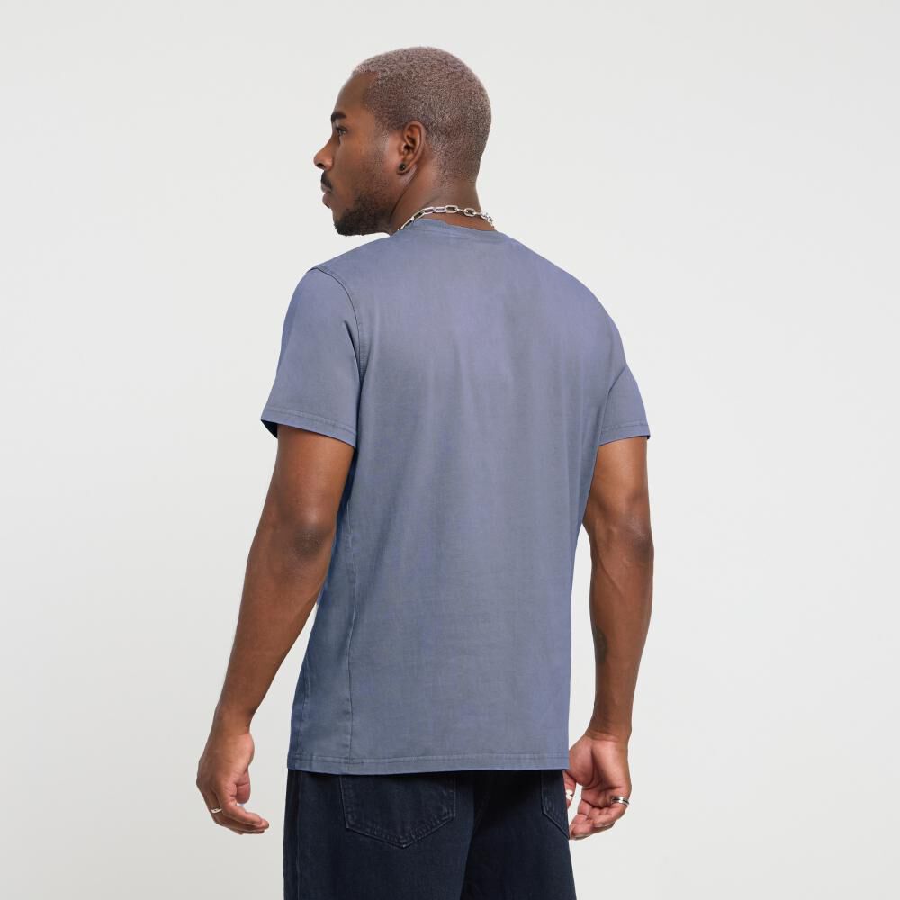 Polera Lisa Slim Manga Corta Cuello Redondo Hombre Rolly Go image number 1.0