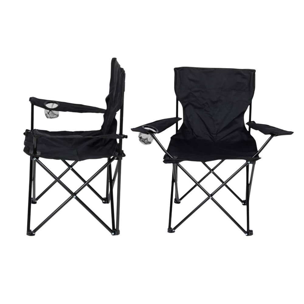 Silla Plegable Camping Villarrica Negro image number 5.0