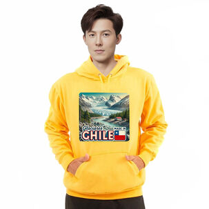 Polera Canguro Diseño Paisaje Chile