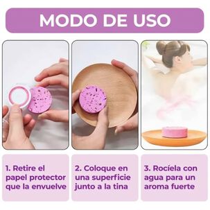 Aromaterapia Ba&ntilde;o Tabletas