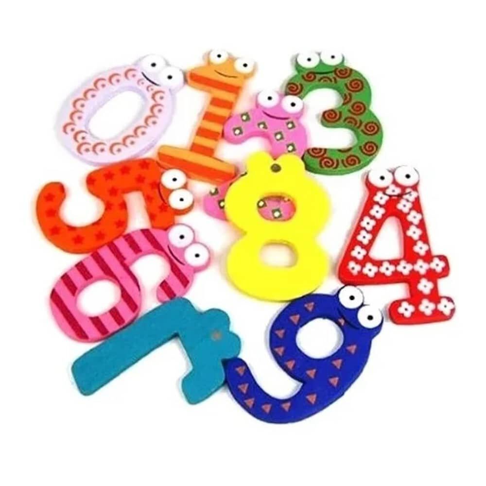 N&uacute;meros Magn&eacute;tico Juguete Did&aacute;ctico Madera image number 2.0