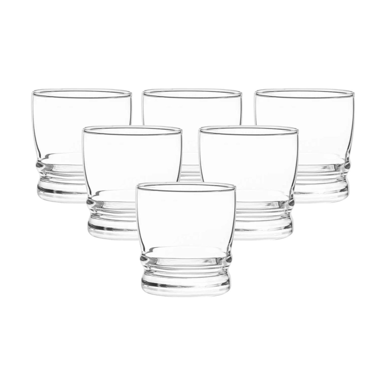 Set 6 Vasos Madeira Rocks 304ml Menaje Cocina Cristar image number 0.0