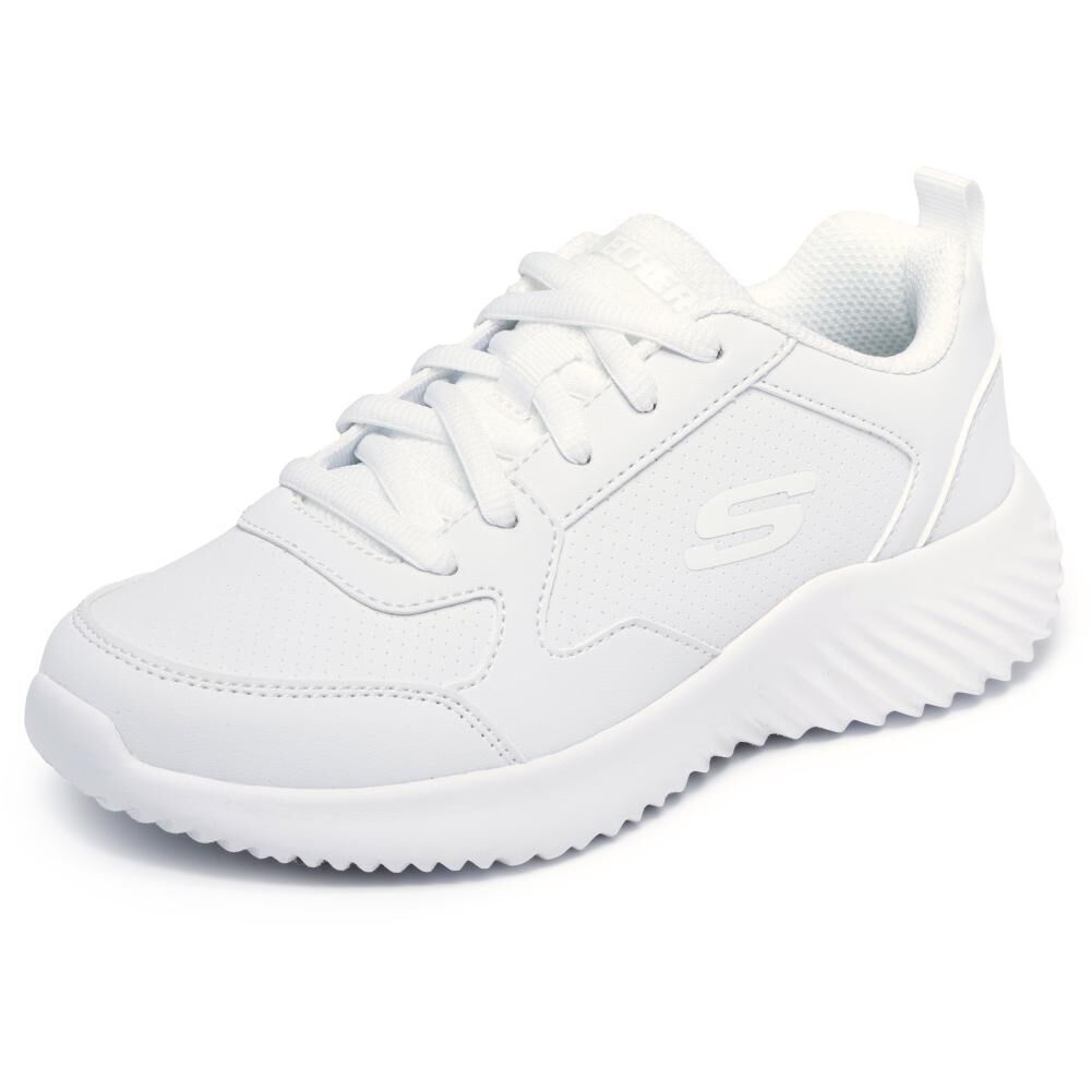 Zapatilla Escolar Ni&ntilde;o Skechers Bounder - Study Squad Wht image number 2.0