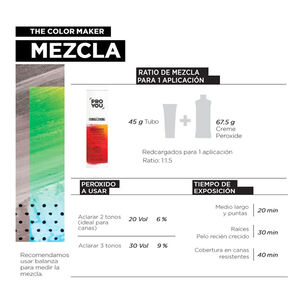Pro You Color Mak Redcargados Tintura Permanente Violeta Intenso Rc20 90ml +oxidante