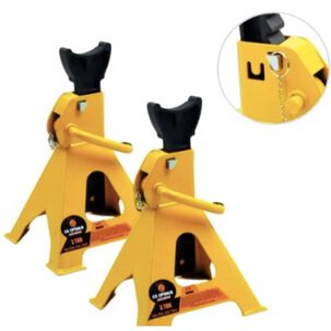 Banquillo Mec&aacute;nico Caballete Auto 3 Toneladas Con Seguro