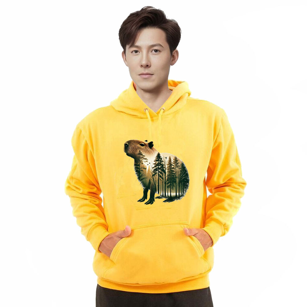 Poleron Floki Diseño Fauna Capibara Naturaleza image number 0.0