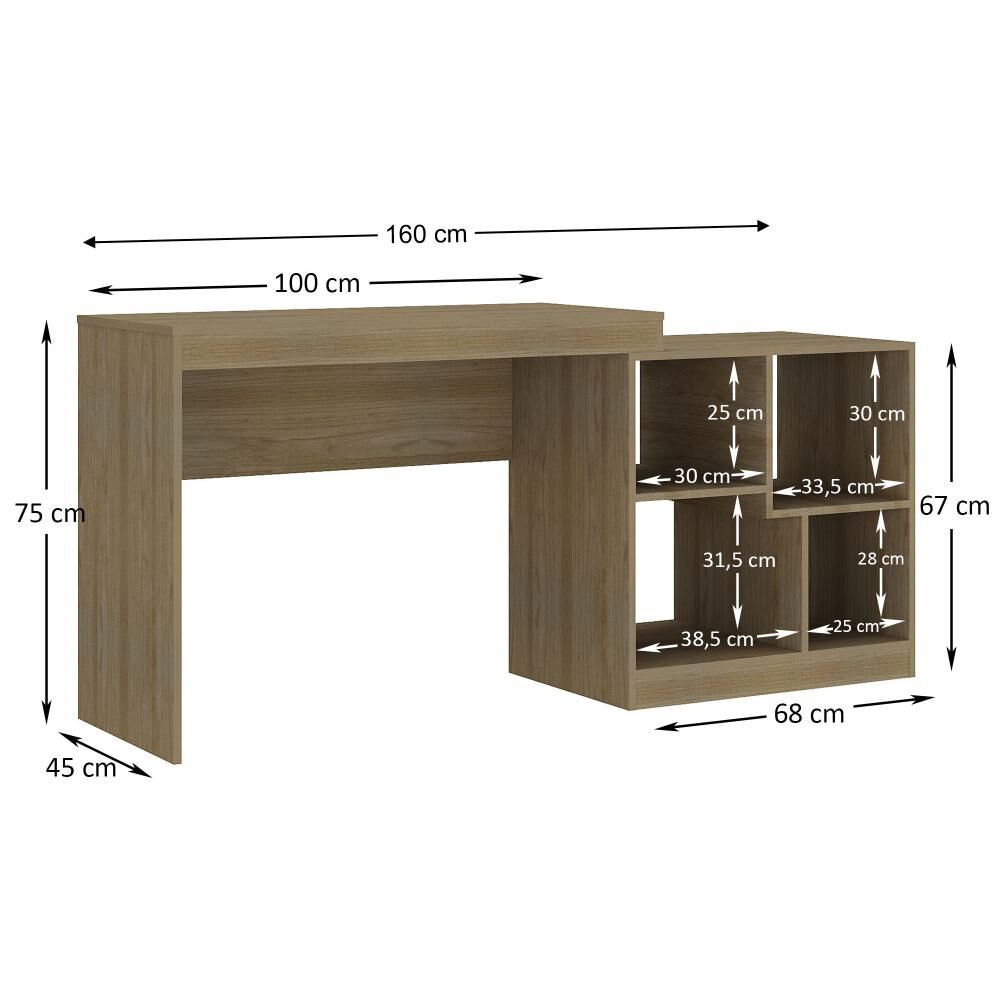 Escritorio Altavision Con Librero Ho-2904 image number 1.0