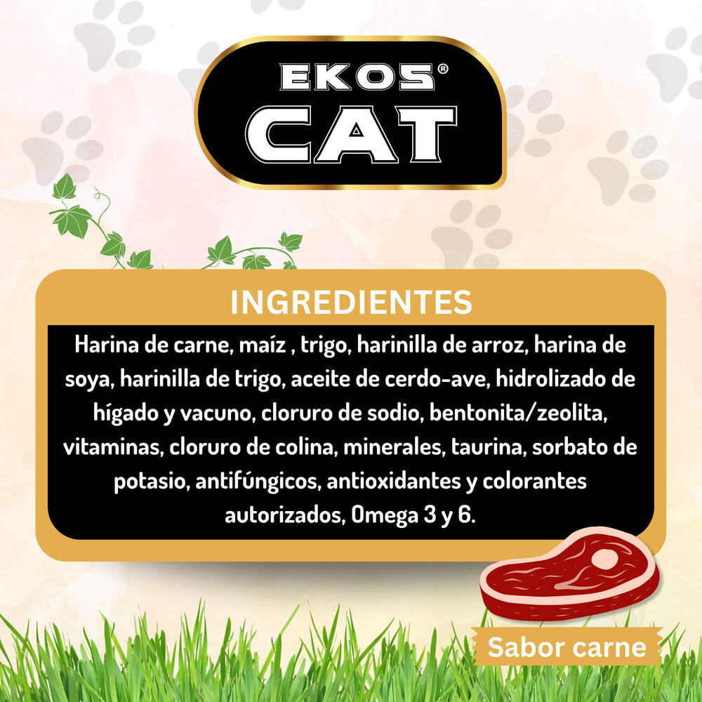 Alimento Para Gato Adulto Ekos Cat 9kg image number 4.0